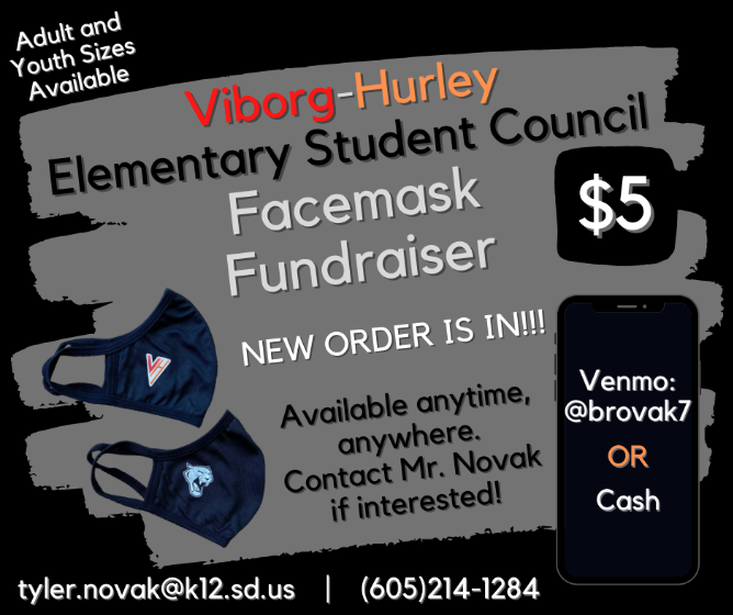V-H Facemasks for Sale Round 2